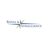 Royal & SunAlliance logo in blue and green on a white background