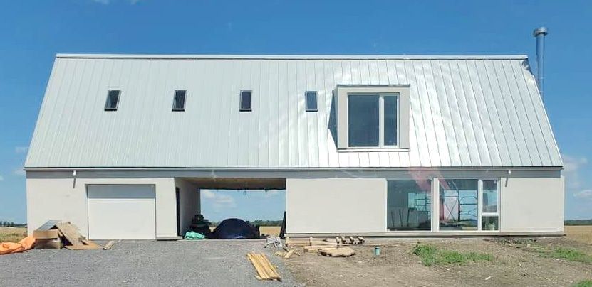 We drywall custom homes from beginning to end. This one is in Hillier Ontario