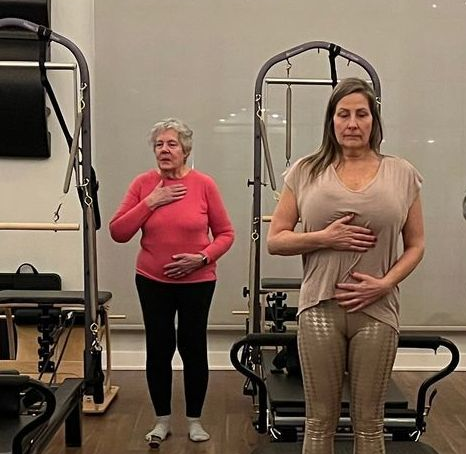 pelvic floor pilates class