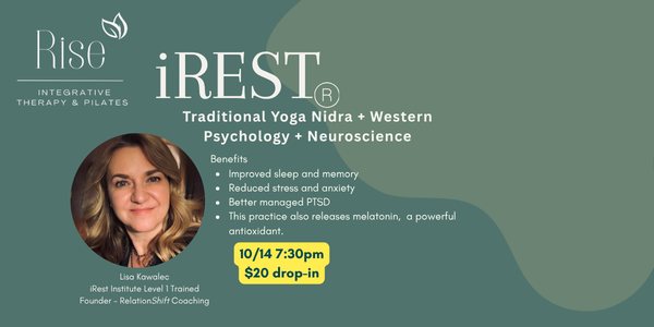irest yoga nidra at rise integrative