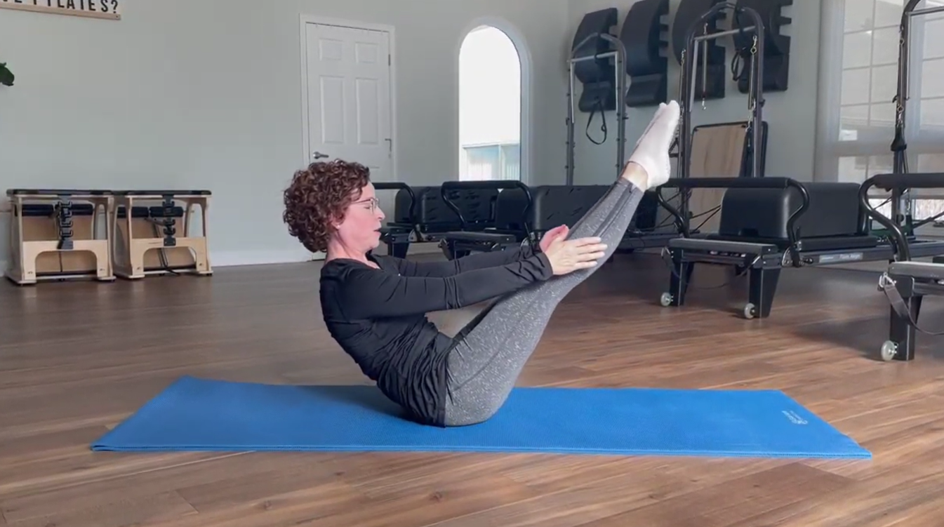 Classical mat pilates exercise the teaser