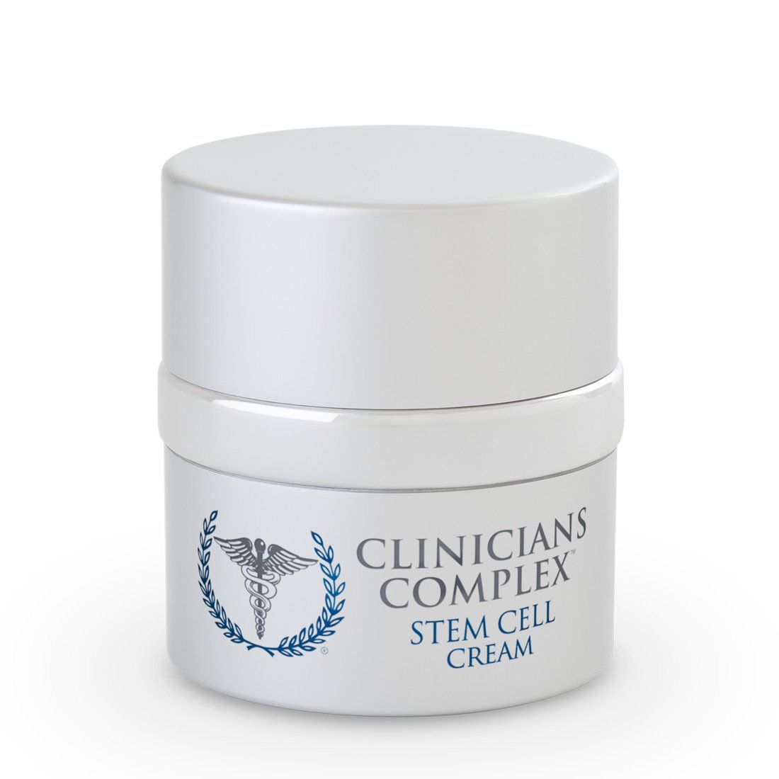 a white jar of clinicians complex stem cell cream