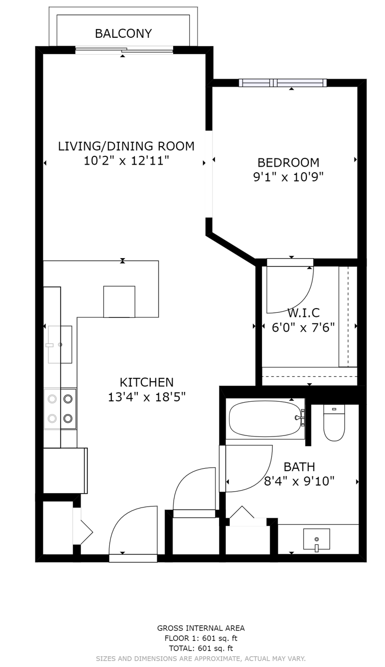The Wonder 1bed 1 bath