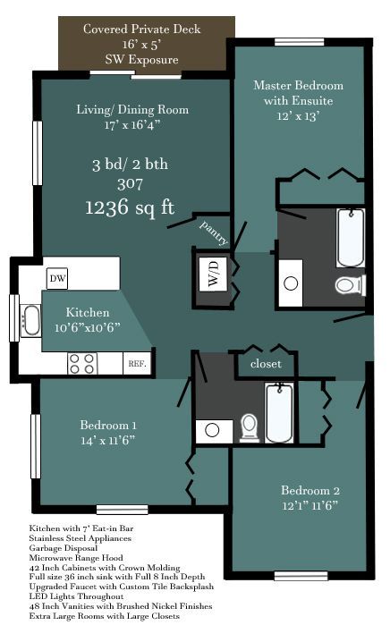 3 Bed 2 Bath