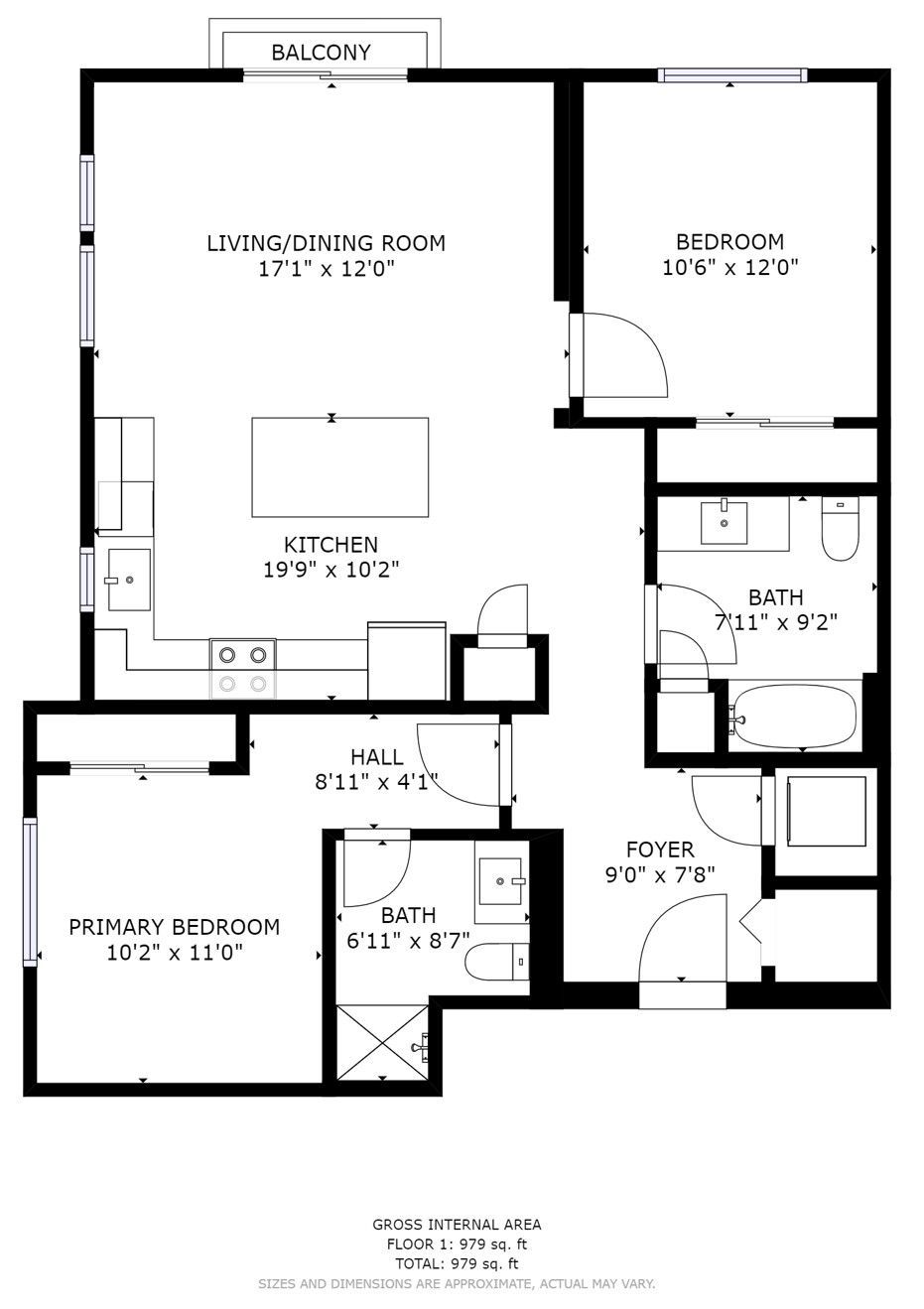 2 Bed 2 Bath