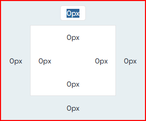 This image shows the outer spacing options in a widget's editing options window.