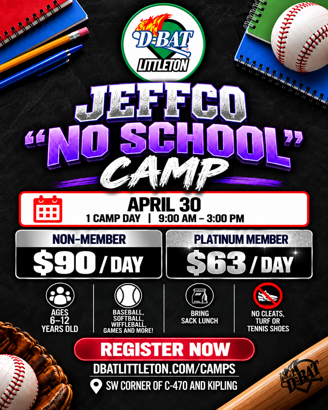 Camp or clinic flyer
