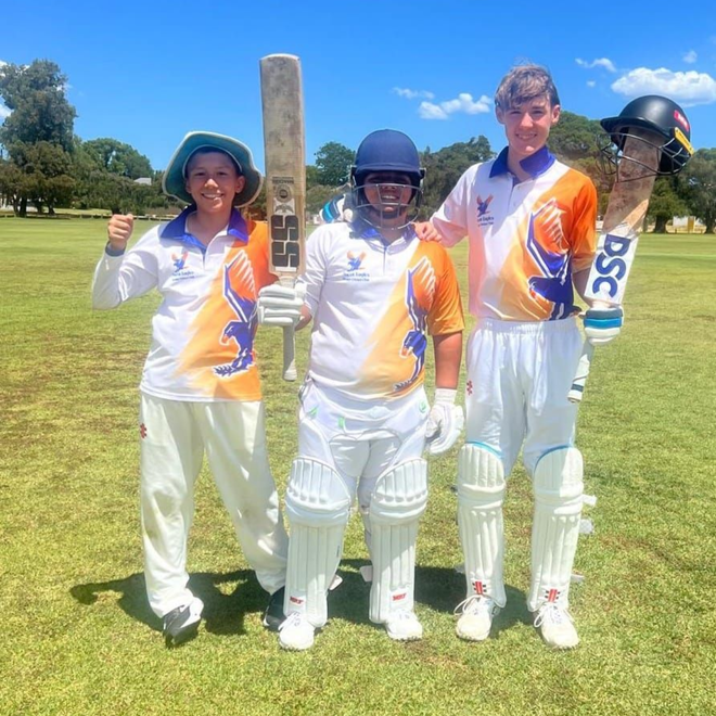 three.fifties.in. same.game.Ascot.Eagles.Junior.Cricket.Jarrah.Sahib.Ben