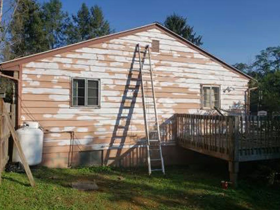 Faded Exterior Paint 