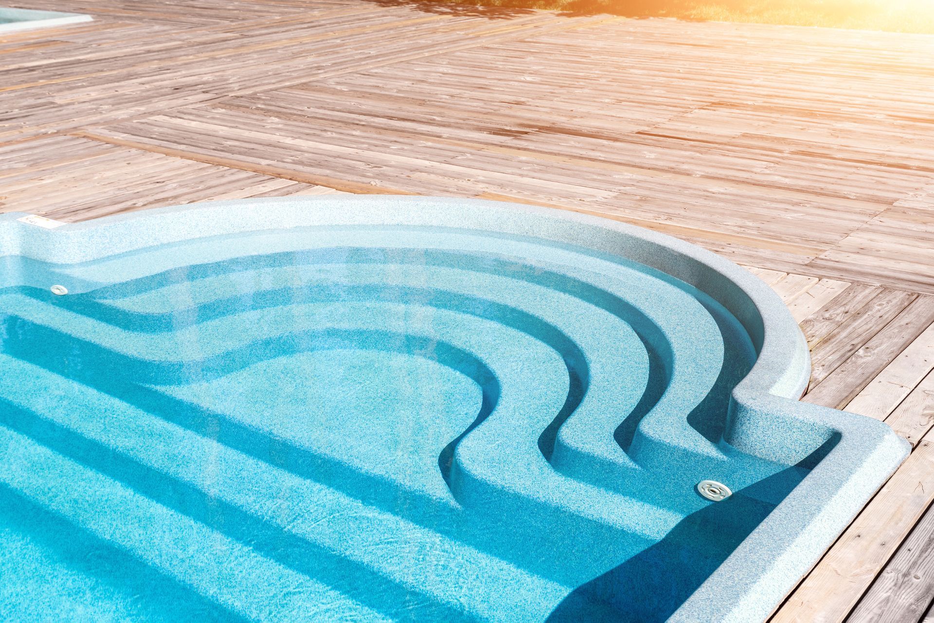 A Swimming Pool with Stairs