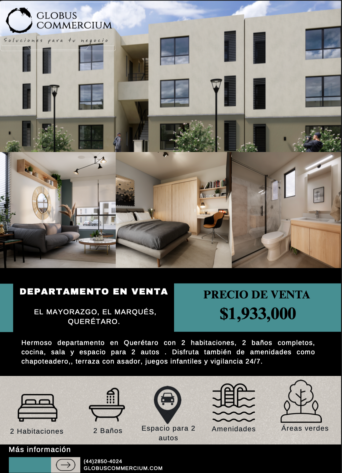 DEPARTAMENTO EN MAYORAZGO QUERETARO