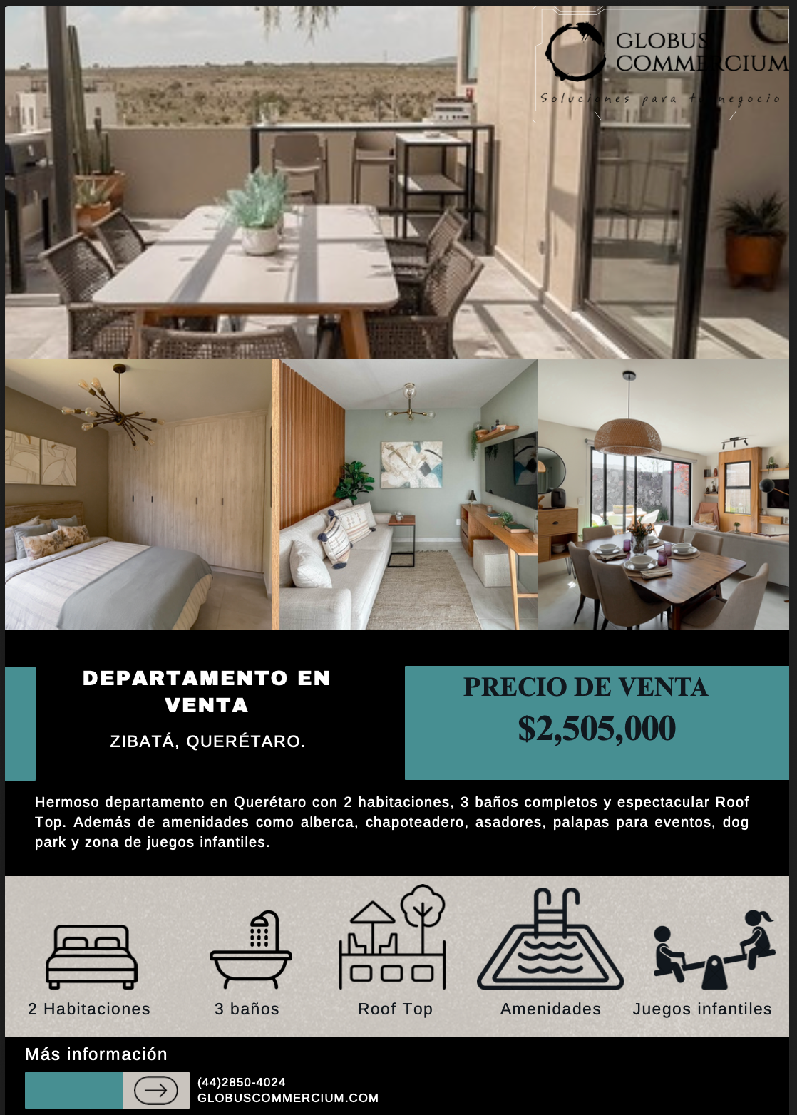 DEPARTAMENTO EN ZIBATA QUERETARO