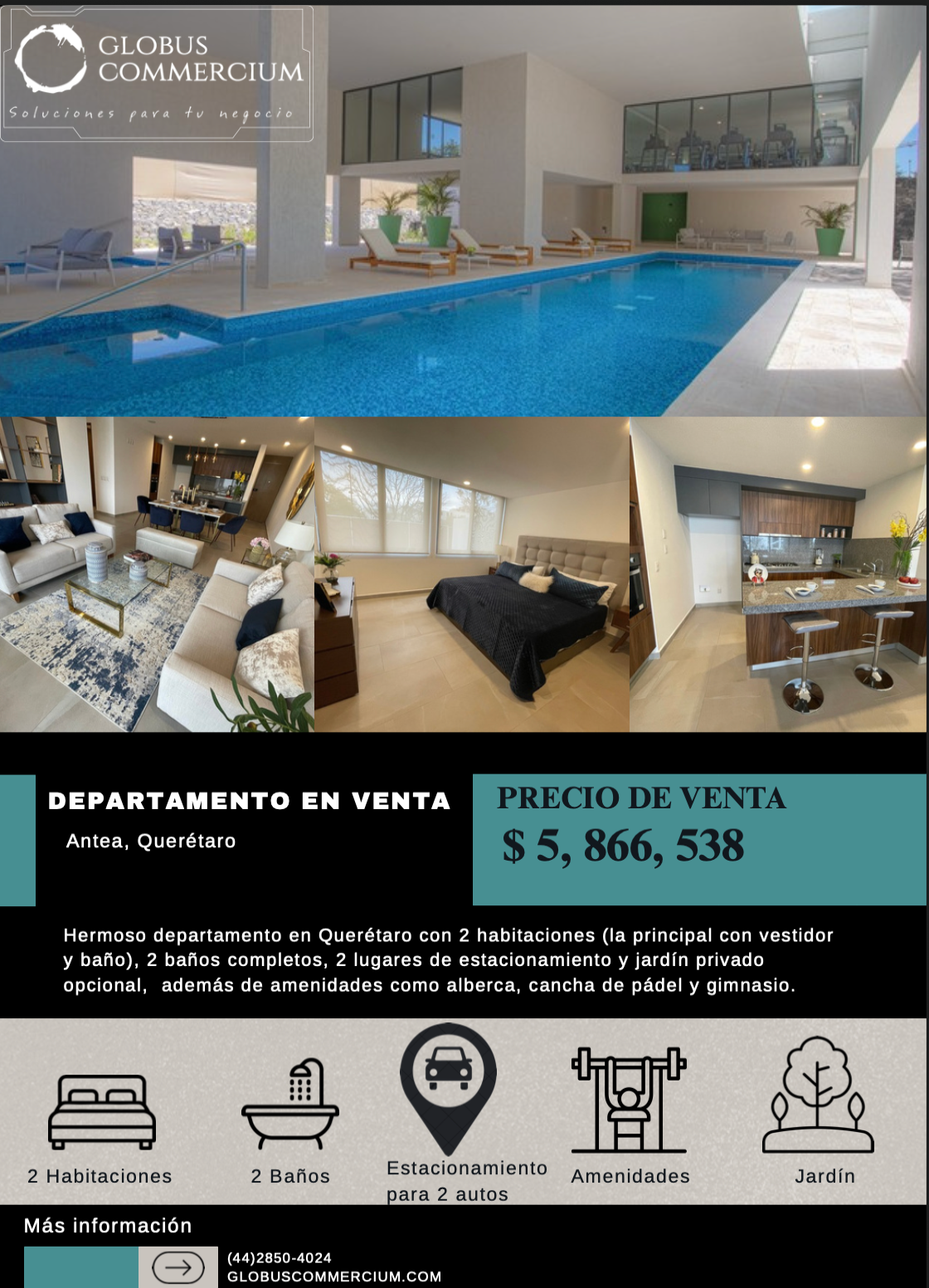 DEPARTAMENTO SOPHIA QUERETARO