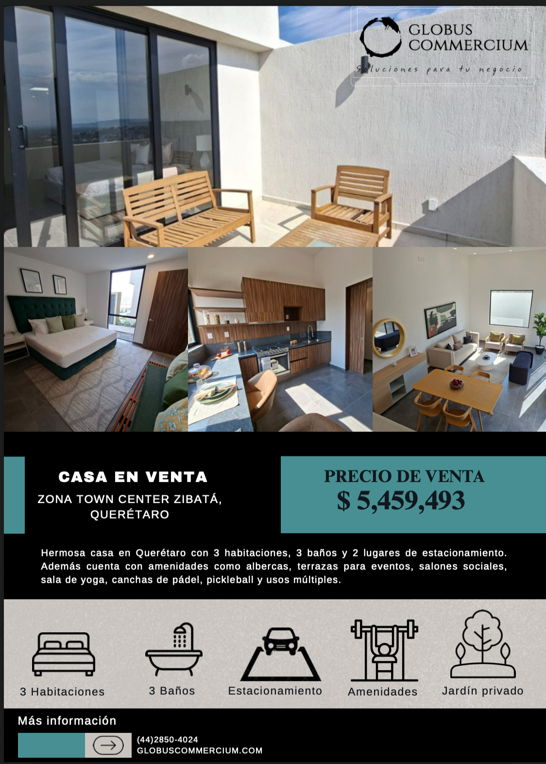 CASA TOWN CENTER ZIBATA QUERETARO