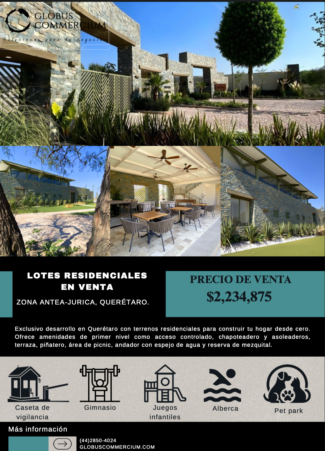 LOTE RESIDENCIAL LA HERENCIA QUERETARO