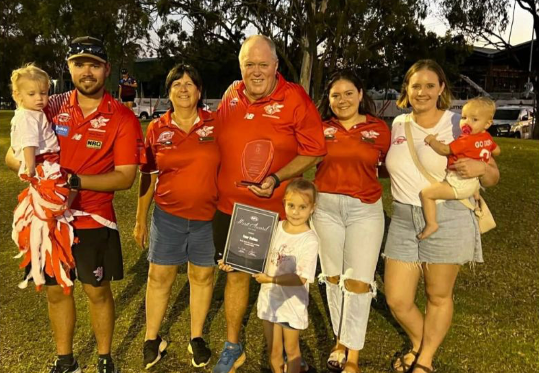 Peter Watkins and his family - Peter was our previous successful president
