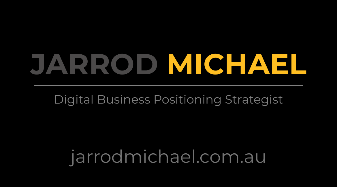 Jarrod Michael Logo - Digital Business Positioning Strategist