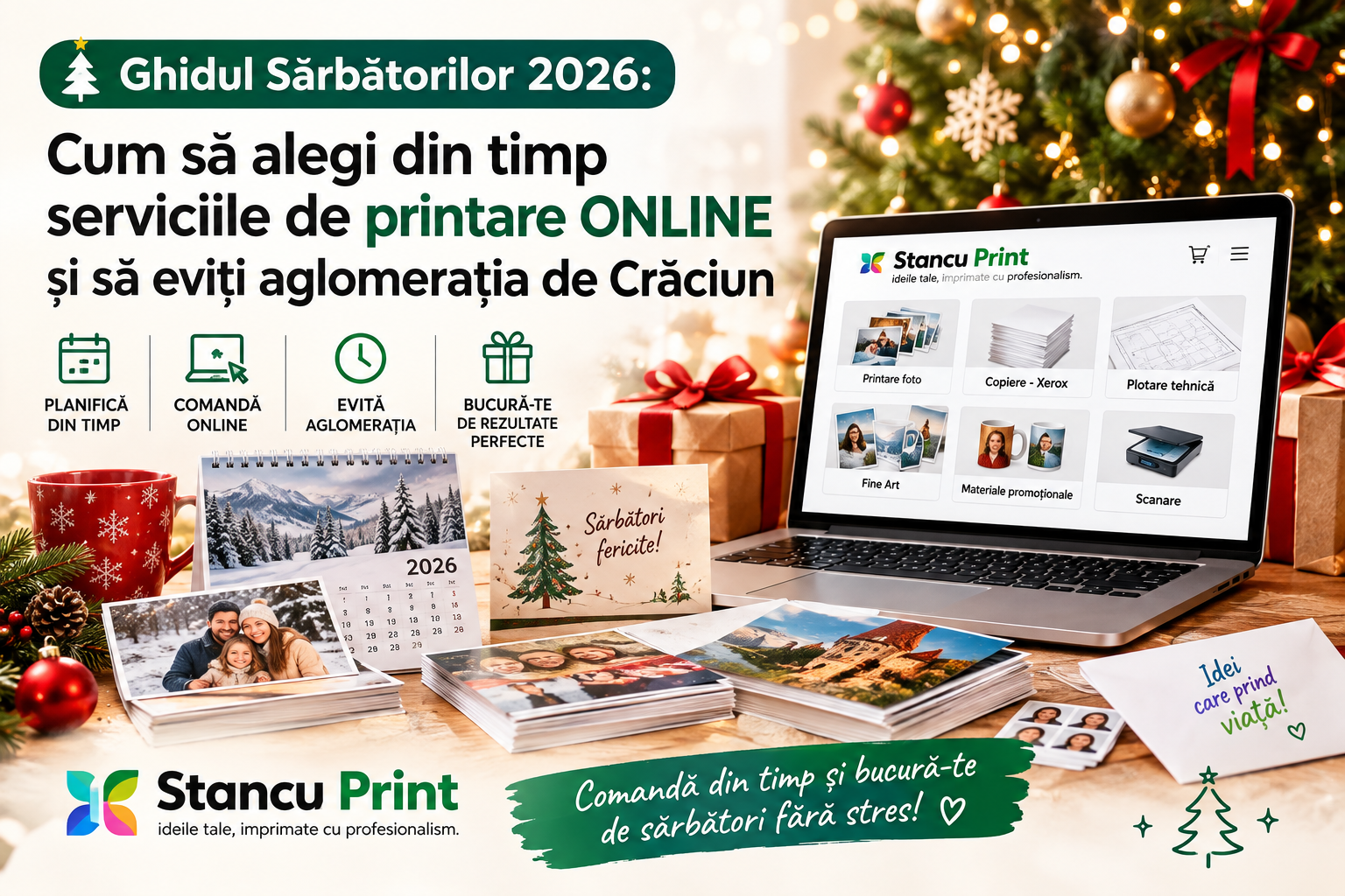 Ghidul Sărbătorilor 2026: Printare Online din Timp | Stancu Print