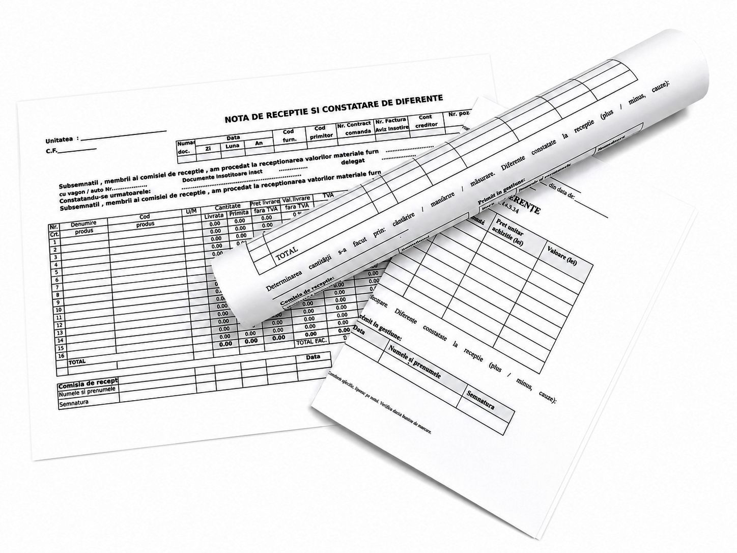Printare formulare NIR A4 alb negru pentru gestiune și evidență contabilă, document tipizat cu tabelare clară Stancu Print