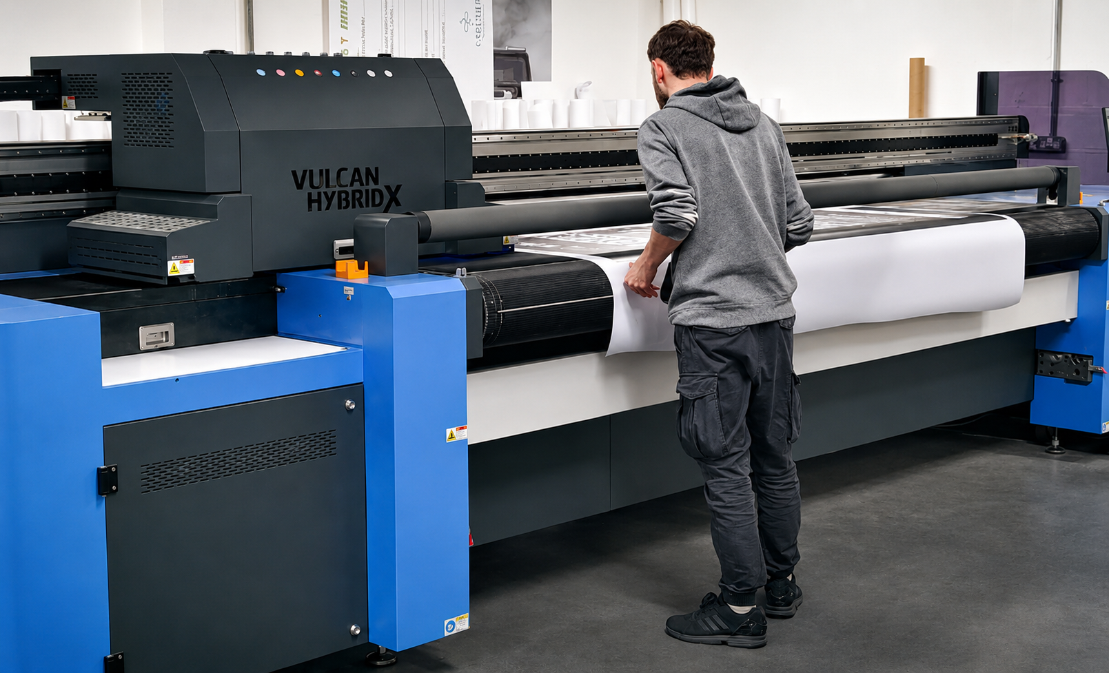 Imprimanta ColorJet Vulcan Hybrid 3202 de la Zell-Em Branding