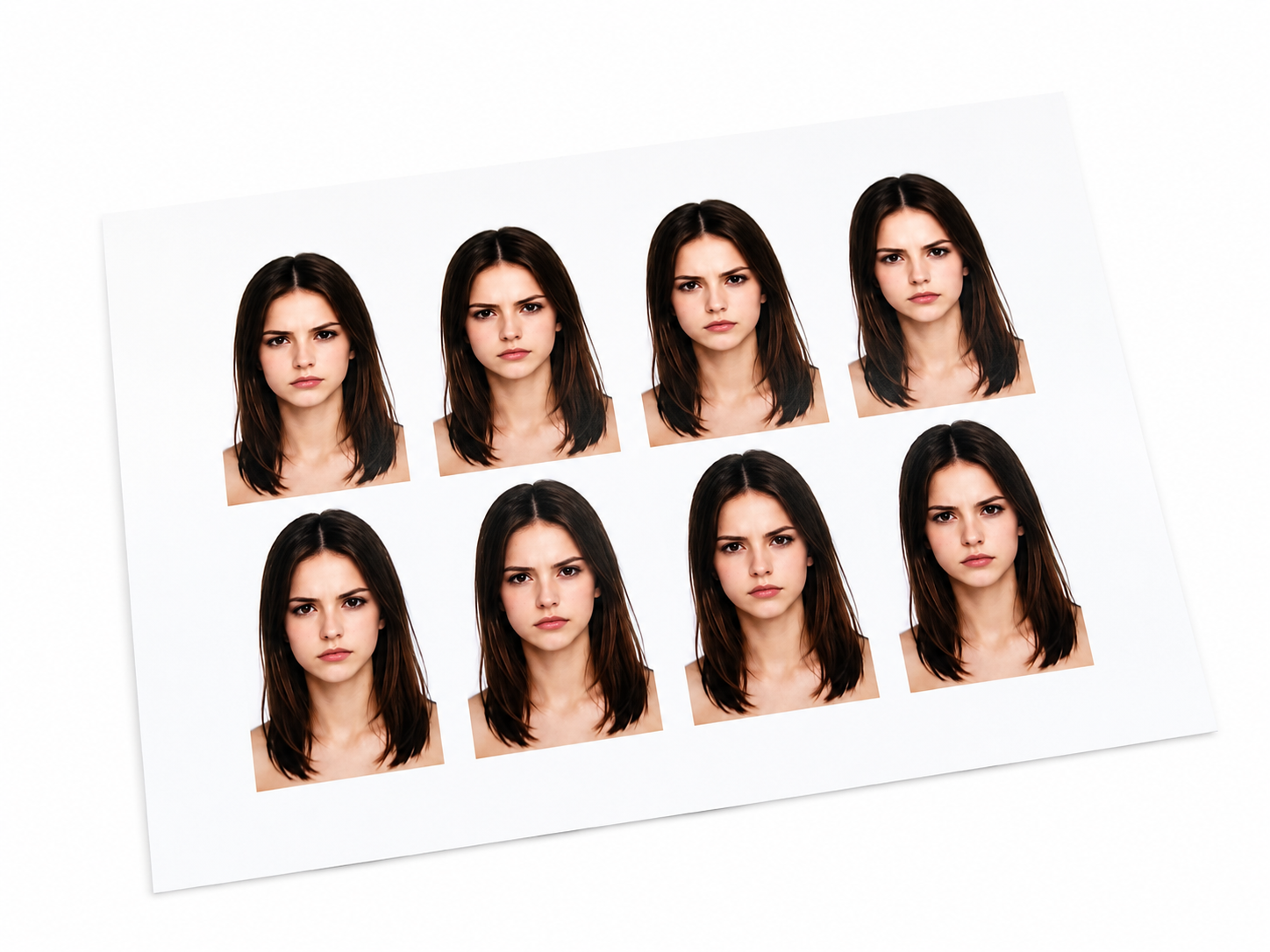 Imprimare poze tip buletin 3x4 cm la Stancu Print: set fotografii profesionale pentru diplomă de licență, dizertație, carnet de note sau legitimații sportivi, executate rapid la calitate înaltă.