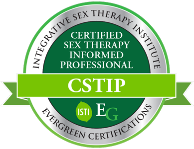 A green and silver badge for a