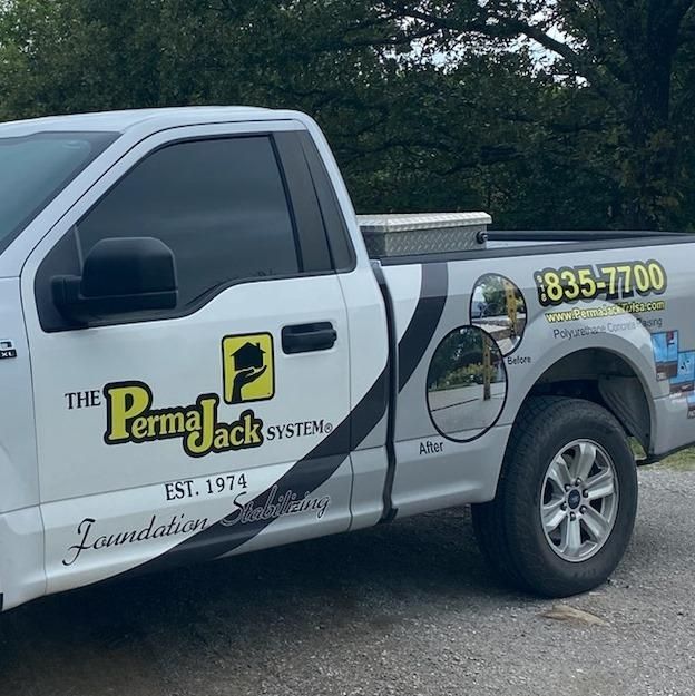 White pickup truck with