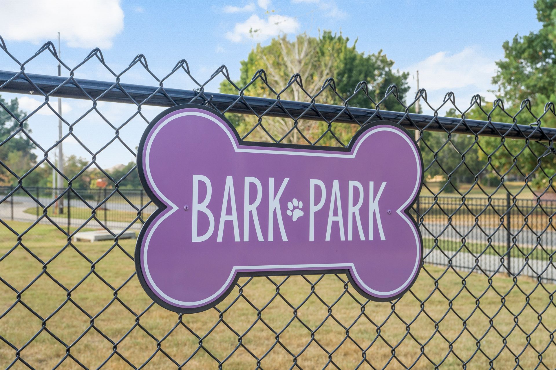 dog park sign