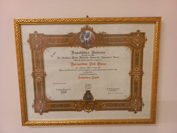 pergamena laurea