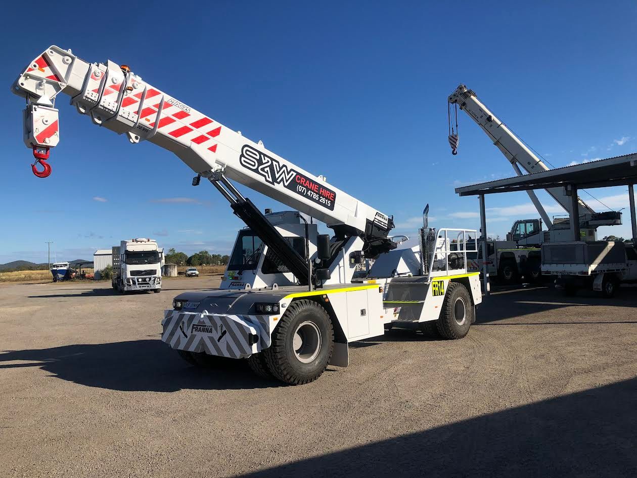 Modern Crane Trailer — S & W Crane Hire In Bowen, QLD