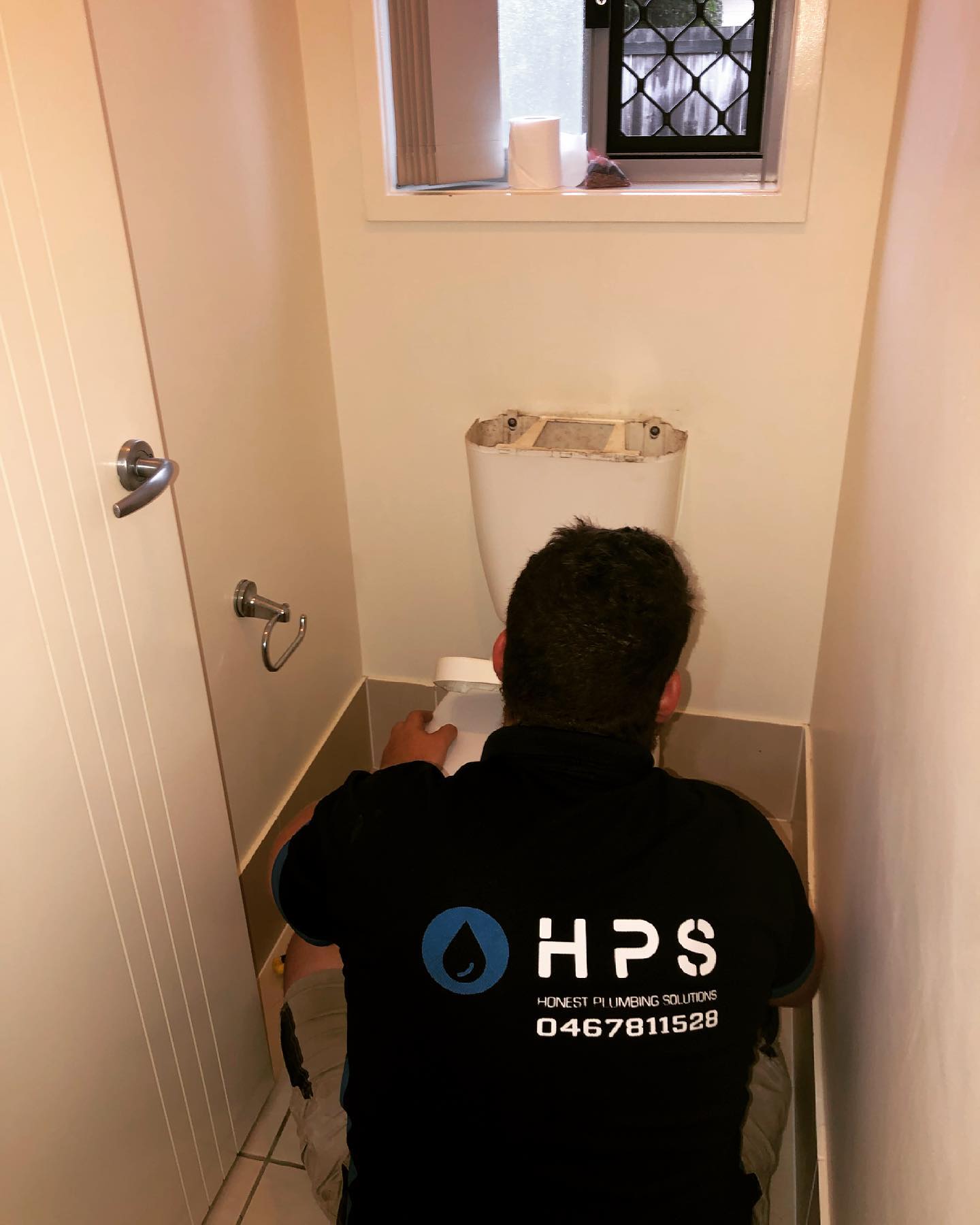 Toilet Being Fixed