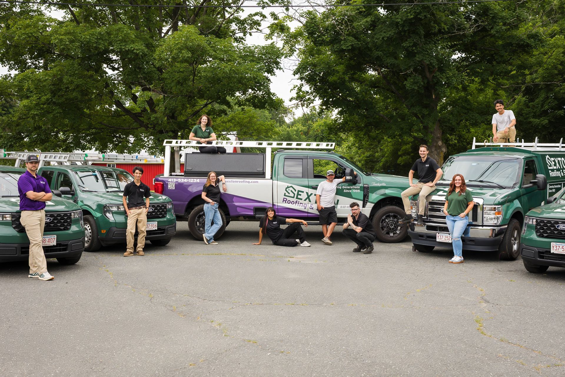 Sexton Roofing, Siding, Windows team Western Mass