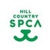 Hill Country SPCA logo in green text with a green pet-paw icon on a white background