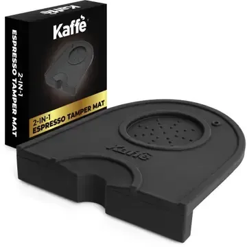 Kaffee 2-in-1 Espresso Tamping Mat - Silicone, Anti-Slip Base