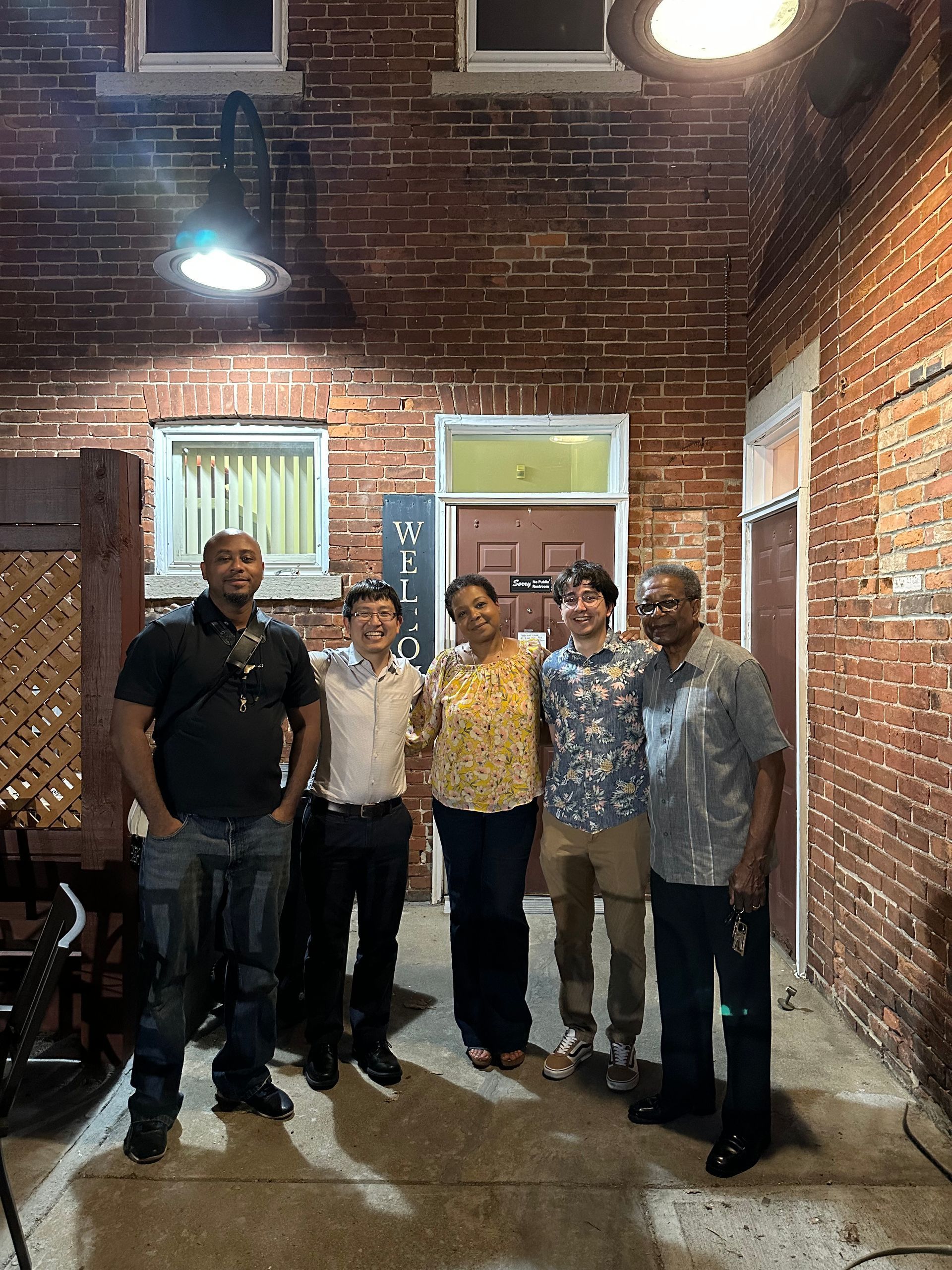1st Thursday Jazz Jam at Wholly Grounds in Dayton, OH with host, vocalist, Kelli Campbell rhythm section Keigo Hirakawa, Eddie Brookshire and Noah Ramirez guest performer Saxophonist, Christopher Andrews