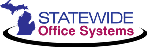 Logo of Statewide Office Systems with a Michigan outline.