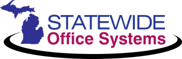 Logo of Statewide Office Systems with a Michigan outline.