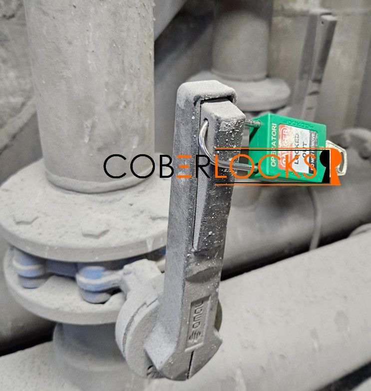 Lockout tagout, LOTO, lucchetti e ganasce di sicurezza