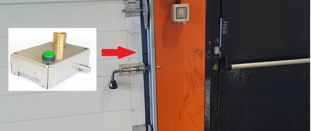 Serratura sicurezza portone sezionale