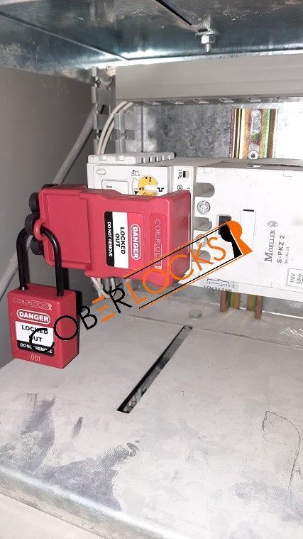 Lockout tagout, LOTO, lucchetti e ganasce di sicurezza