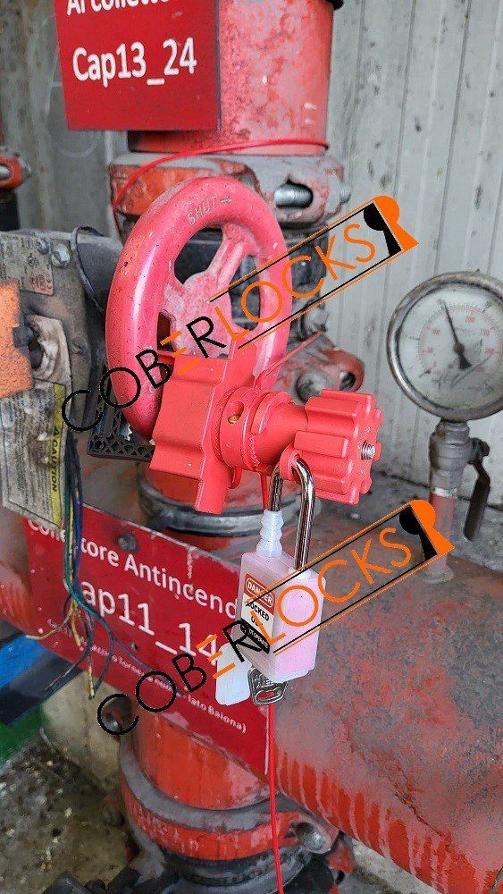 Lockout tagout, LOTO, lucchetti e ganasce di sicurezza