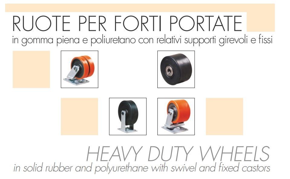 Coberlocks ruote industriali resistenti al calore