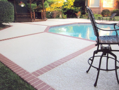 pool outside the house