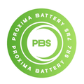 Un logo circolare verde con un centro sfumato bianco, recante la scritta