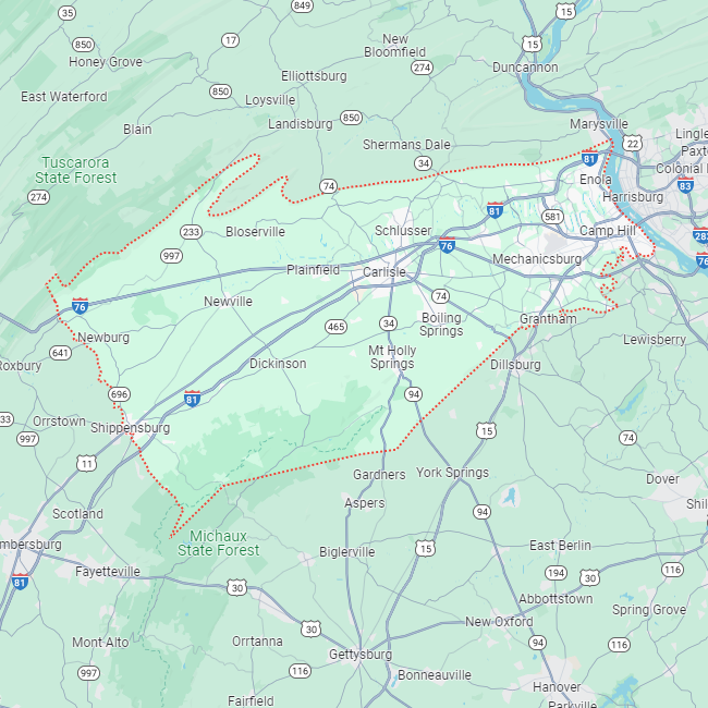 cumberland county service area
