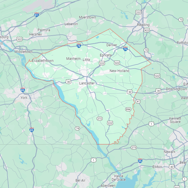 Lancaster PA service area