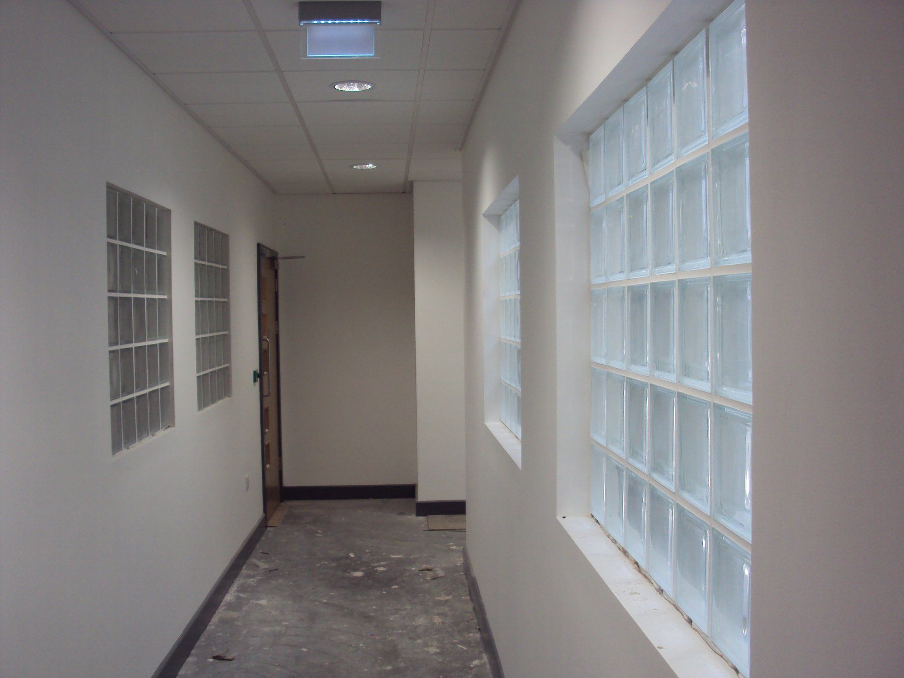 Glass block windows for privacy