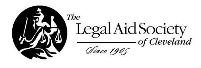The Legal Aid Society of Cleveland logo