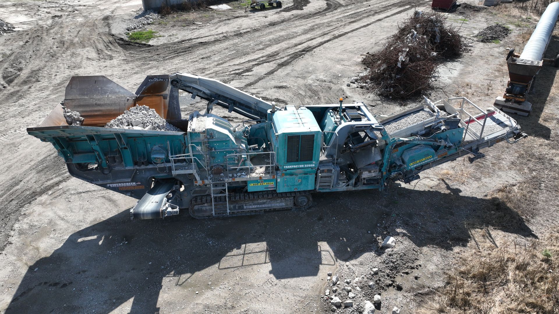 2017 Powerscreen Trakpactor 320SR For Sale Lincoln Nebraska