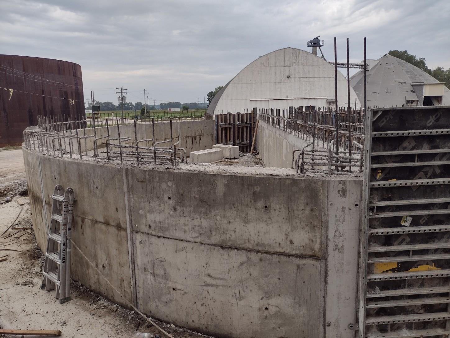 boonville grain bin foundation project